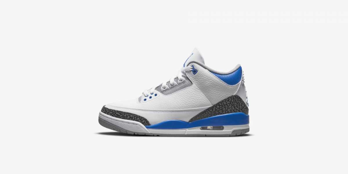 Air Jordan 3 "Racer Blue" Basketball Shoes CT8532-145 Release Information Revealed!