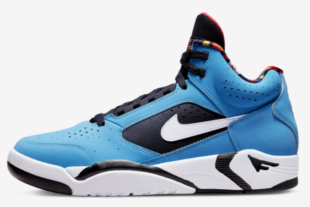 2022 New Nike Air Flight Lite Mid “Hoops Pack” University Blue/Navy-White DQ7778-400