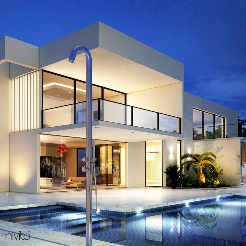 CRAFT 2-CR-2000 Stainless Steel Outdoor Shower