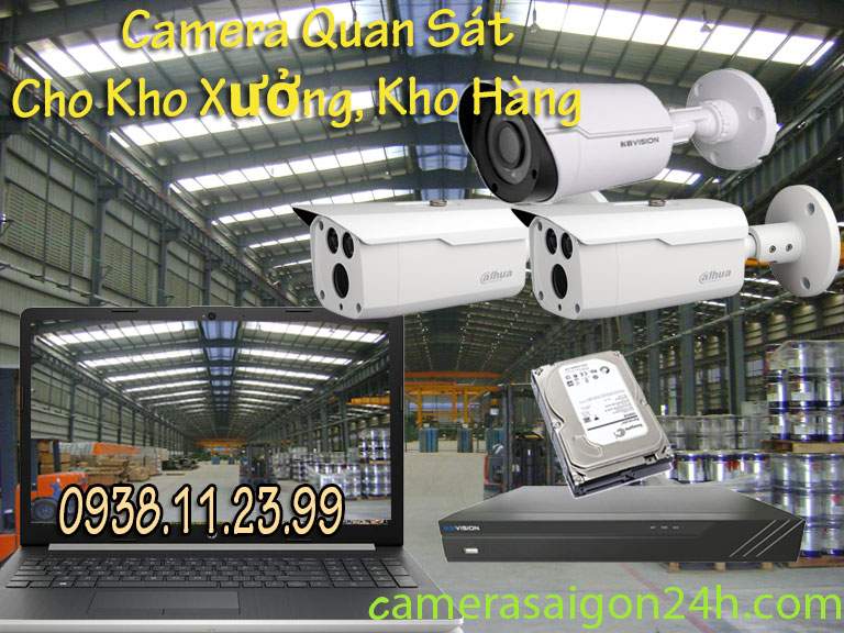 Lắp Đặt Camera Quan Sát Cho Kho Hàng, Kho Xưởng Giá Rẻ