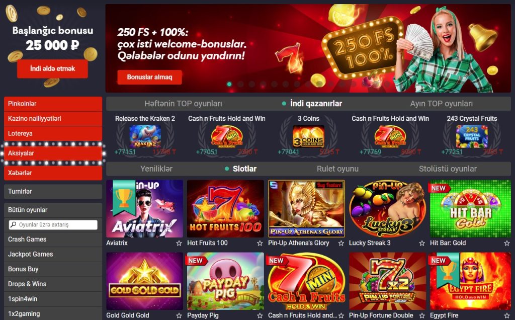 Pin Up 306 casino giriş - qeydiyyat, bonuslar, yukle