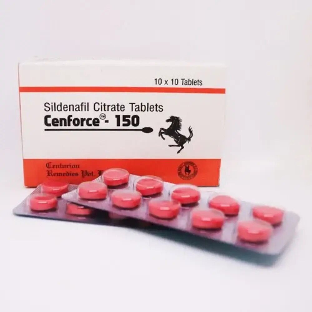 Cenforce 150 mg Sildenafil Citrate Tablets (100 Tablets)