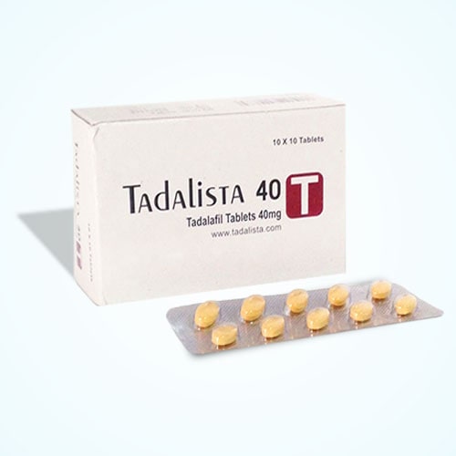 Buy Tadalista 40 Mg : Generic Tadalafil 40mg Tablets Online at $0.80/Pill