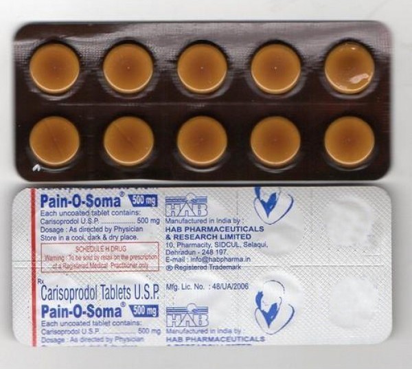 Pain O Soma 500 Mg Effective Pain Relief Medicine