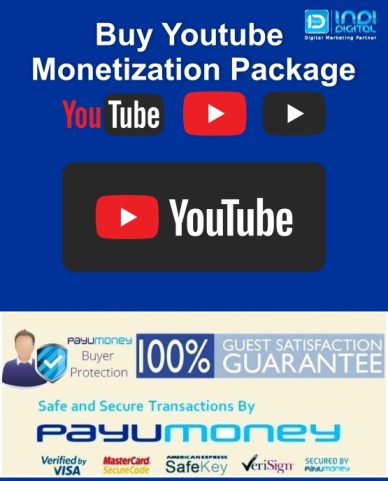 Buy YouTube Monetization Package in India - Indidigital