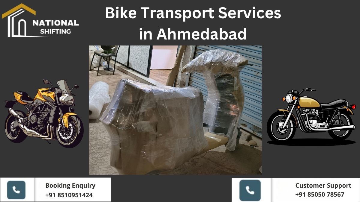 Bike Transport services in Ahmedabad | India