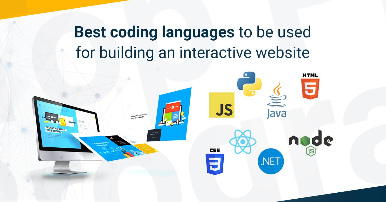 The best programming languages for creating interactive website