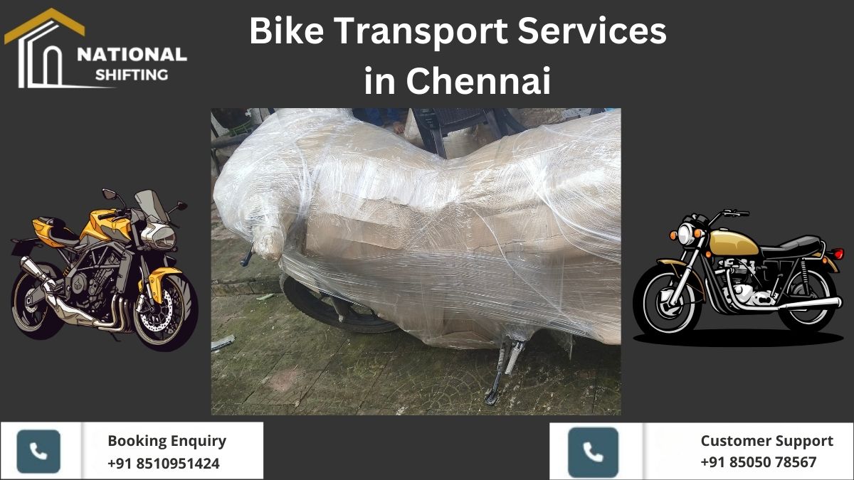 Bike Transport services in Chennai | India