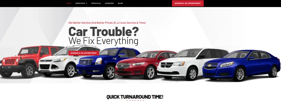JJ Auto Service Tires Cover Image
