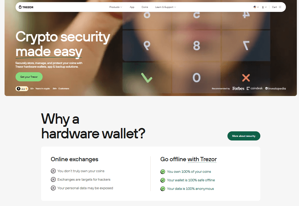 Trezor.io/Start® - Starting Up Your Device - Trezor®
