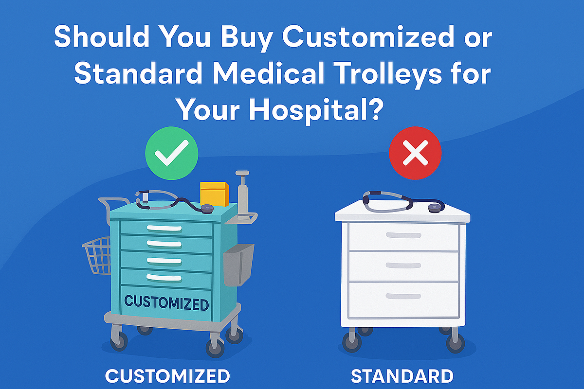 Should You Buy Customized or Standard Medical Trolleys for Your Hospital | by United Poly Engineering Pvt. Ltd | Sep, 2025 | Medium