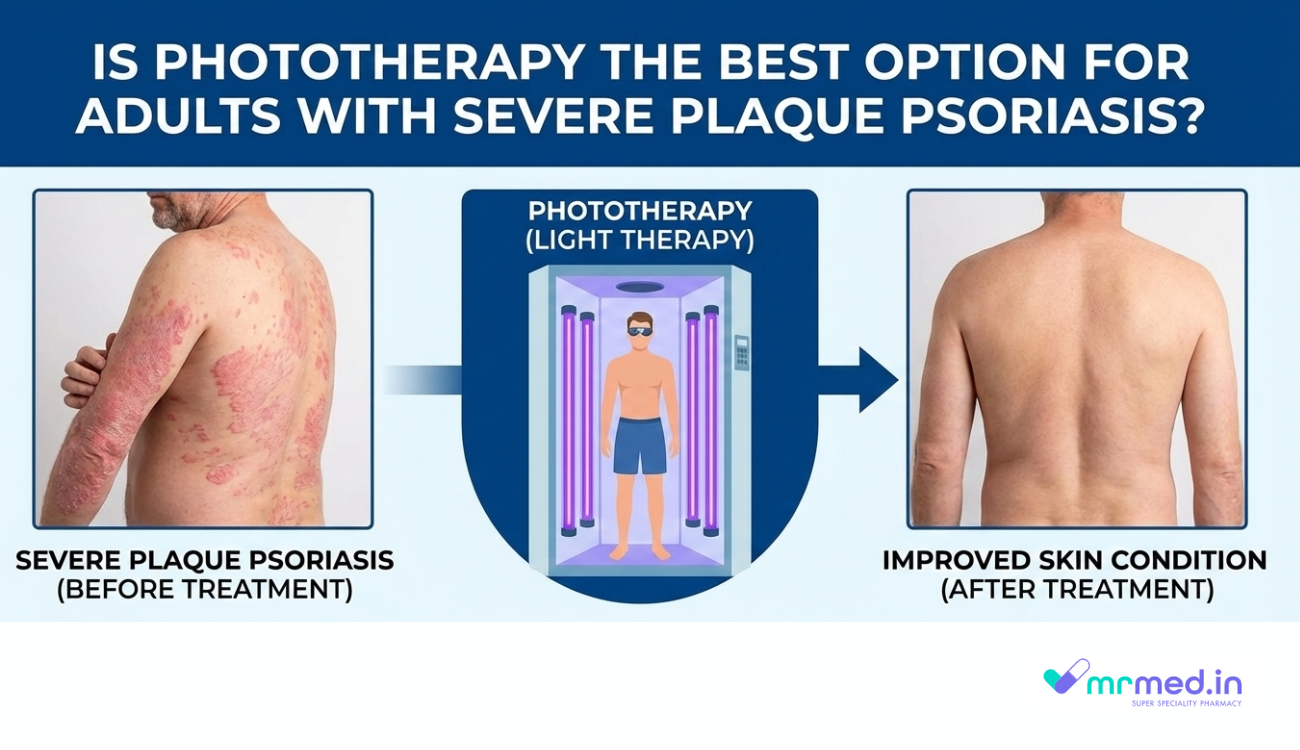Is Phototherapy the Best Option for Adults With Severe Plaque...