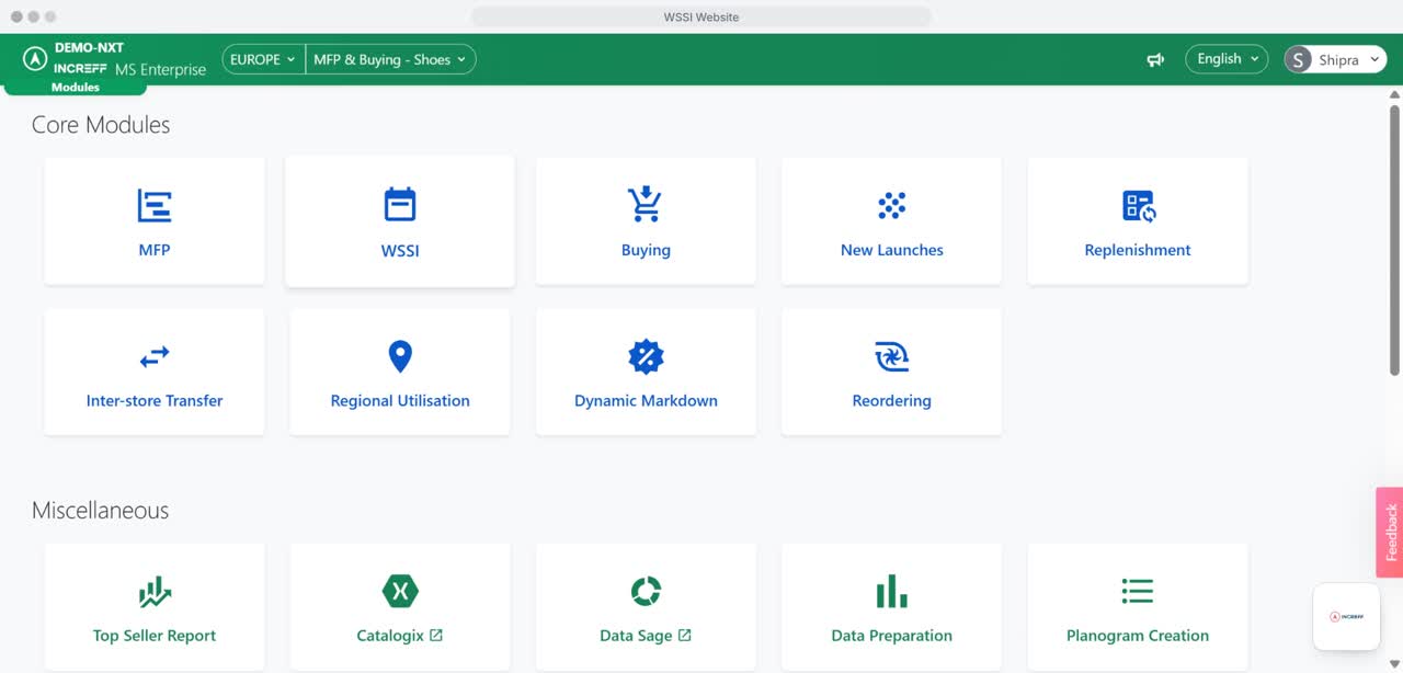 Increff WSSI/MSSI | Optimize Sales & Buying Decisions
