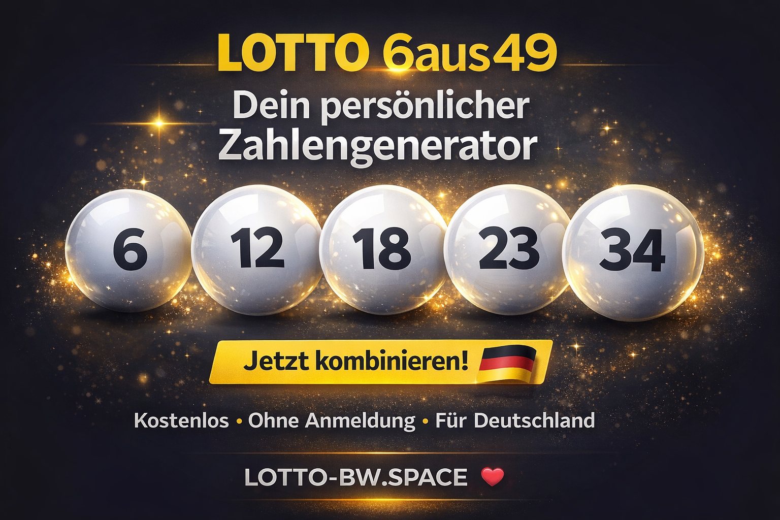 LOTTO 6aus49 Zahlen 1, 2, 17, 20, 25, 36