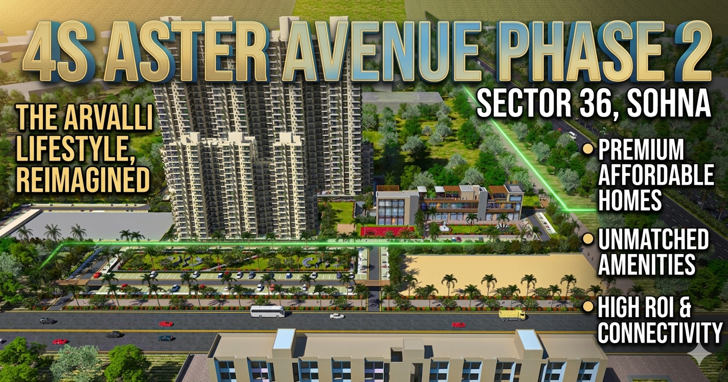4S Aster Avenue Phase 2 Sohna Sector 36 | Rera, Lunch Date, Price, Layout, Draw Date
