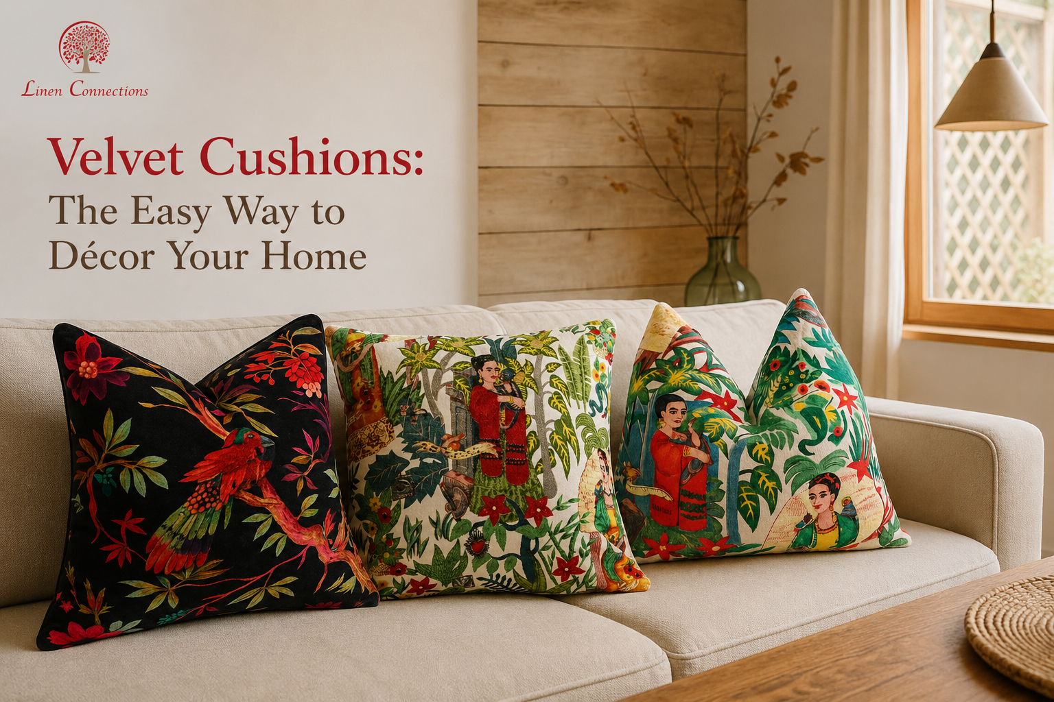 Velvet Cushions for Stylish & Comfortable Home Décor
