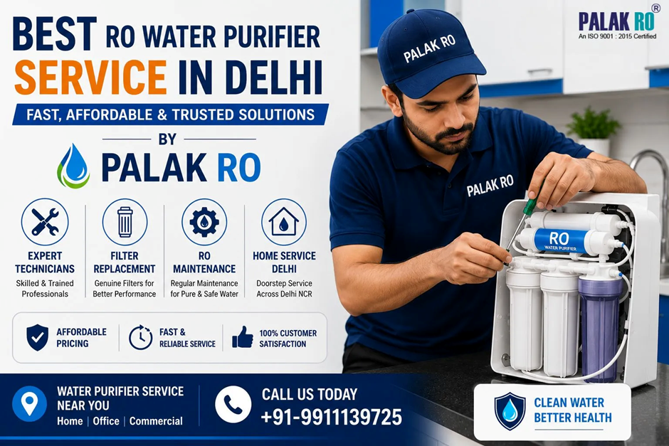 Best RO Water Purifier Service in Delhi â€“ Fast, Affordable & Trusted Solutions by Palak RO - FutureTechPulse